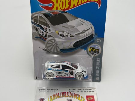 2016 Hot Wheels Snow Stormers #157 12 Ford Fiesta White 30G Online