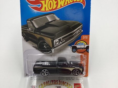 2016 Hot Wheels #143 67 Chevy C10 Black 13D Hot on Sale