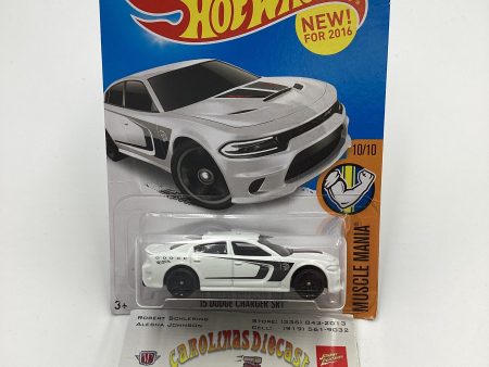 2016 Hot Wheels #130 15 Dodge Charger SRT White 39C Sale