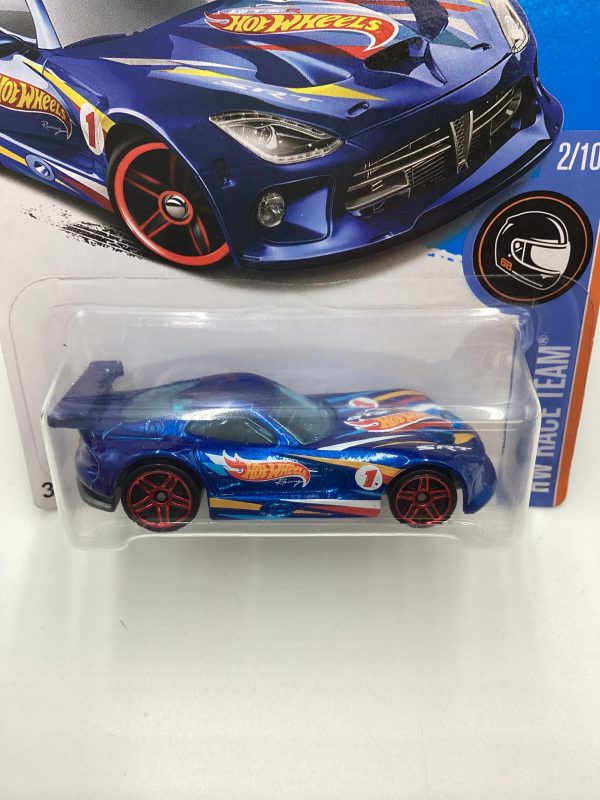 2016 Hot Wheels #2 SRT Viper GTS-R Blue Need For Speed Card 60F Online Hot Sale