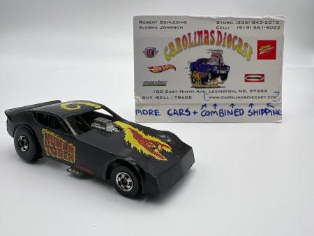 1977 Hot Wheels Blackwall Human Torch Funny Car Black Loose Hot on Sale