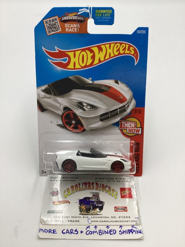 2016 Hot Wheels #107 14 Corvette Stingray White 5B Online