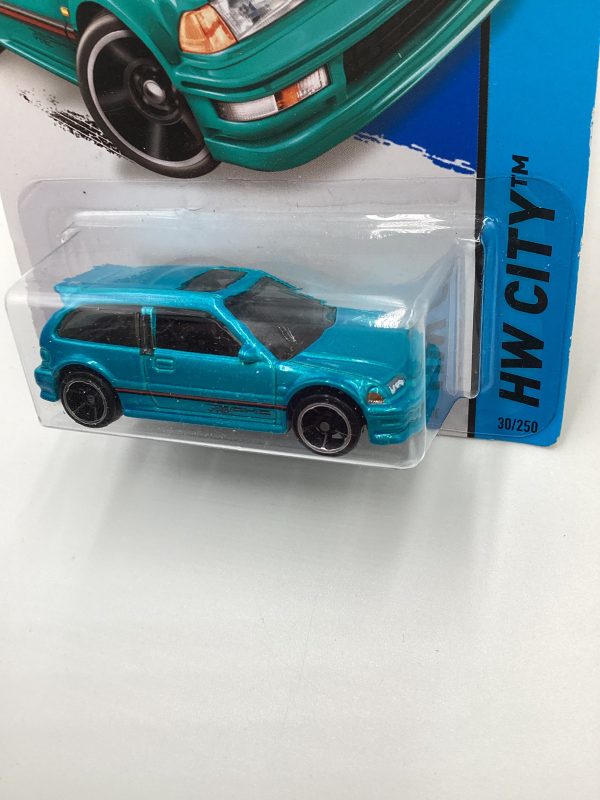 2014 Hot Wheels #30 1990 Honda Civic EF Teal W Protector Online Hot Sale