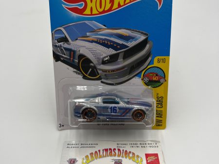 2016 Hot Wheels Art Cars #198 07 Ford Mustang Silver 27F Cheap