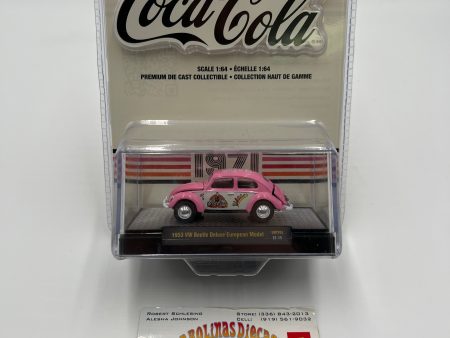 2024 M2 Machines Coca Cola 1971 Unity Collection UNTY01 1953 VW Beetle Deluxe European Model Pink 200C Online