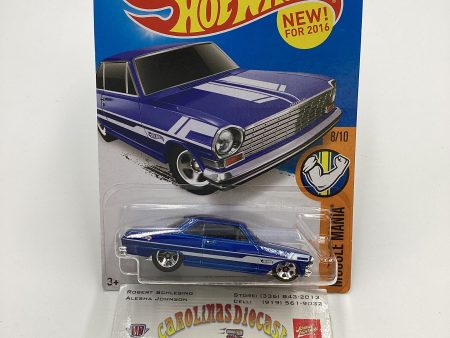 2016 Hot wheels #128 63 Chevy II Blue 15G For Discount