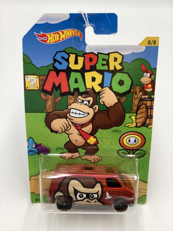 2016 Hot Wheels Super Mario #8 Super Van Red Donkey Kong 157A Discount