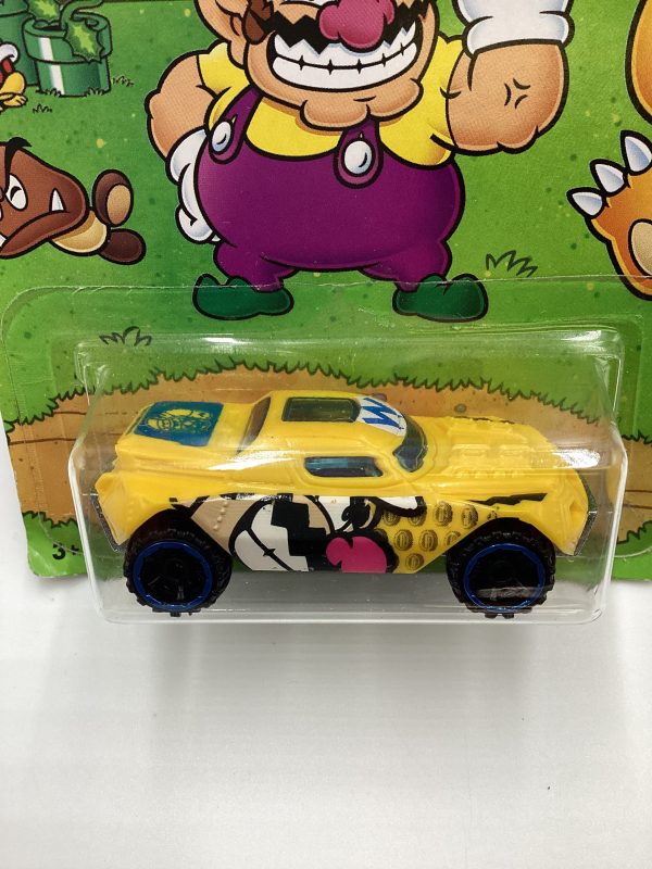 2016 Hot Wheels Super Mario #3 RD-08 Yellow Wario 157A Fashion