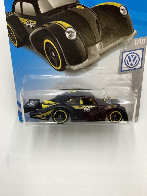 2019 Hot Wheels #46 Volkswagen Kafer Racer Matte Black 96H For Sale