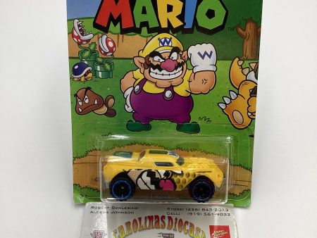 2016 Hot Wheels Super Mario #3 RD-08 Yellow Wario 157A Fashion