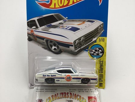 2019 Hot Wheels #183 69 Ford Torino Talladega 76 White 29E Online now