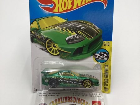 2016 Hot Wheels #177 Toyota Supra Green Nitto 93A Online Sale