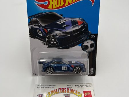 2016 Hot Wheels BMW #188 BMW Z4 M Motorsport Dark Blue 109C on Sale