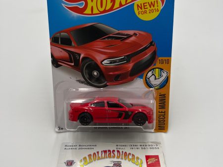 2016 Hot Wheels Muscle Mania #130 15 Dodge Charger SRT Red 46E Online Hot Sale