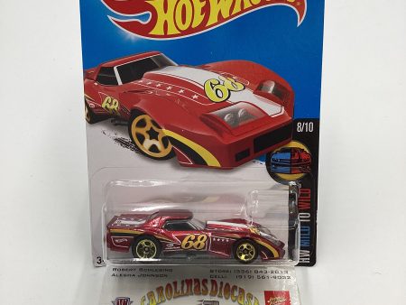 2016 Hot Wheels #63 76 Greenwood Corvette Red 8i Online Hot Sale