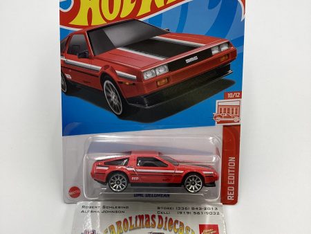 2023 Hot Wheels #101 DMC Delorean Red Edition on Sale