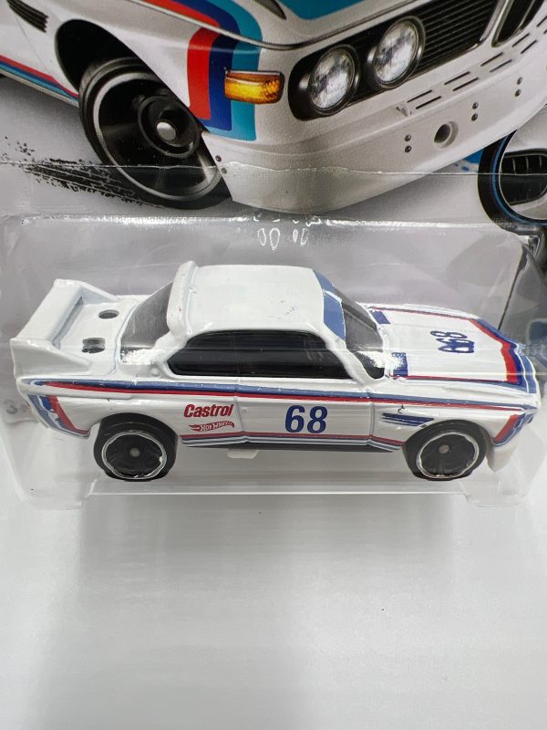 2016 Hot Wheels BMW #190 73 BMW 3.0 CSL Race Car White 108A on Sale