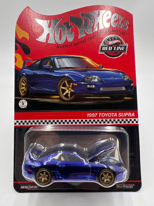 2024 Hot Wheels RLC 1997 Toyota Supra Blue W Protector For Discount