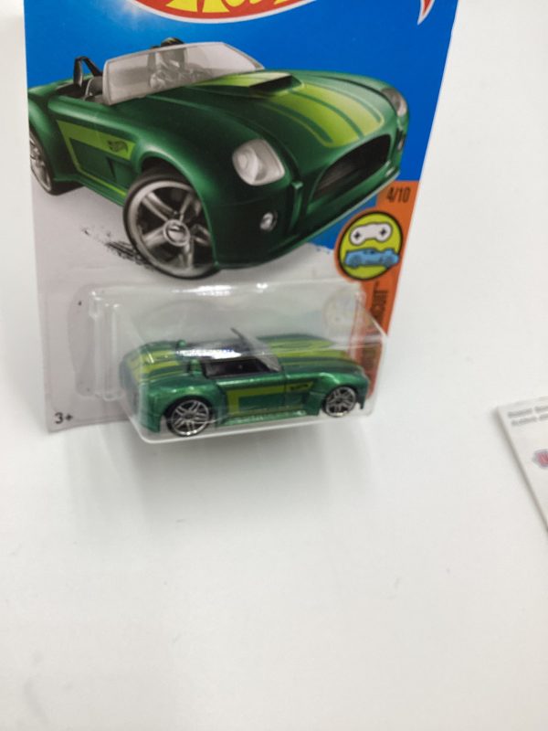 2016 Hot Wheels #24 Ford Shelby Cobra Concept Green 26E For Sale