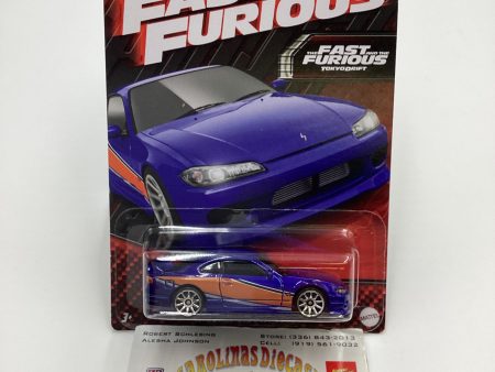 2024 Hot Wheels Fast & Furious Series 1 #3 Nissan Silvia S15 71B Hot on Sale