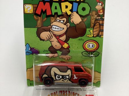 2016 Hot Wheels Super Mario #8 Super Van Red Donkey Kong 157A Discount