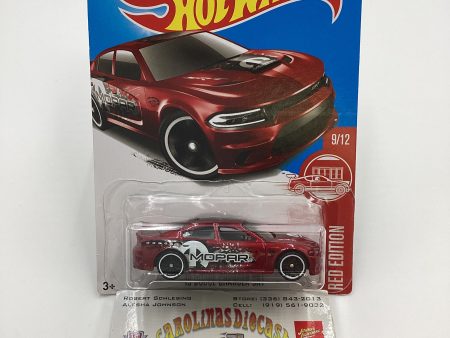 2016 Hot Wheels 15 Dodge Charger SRT Red Edition Cracked Blister 148D Online Hot Sale