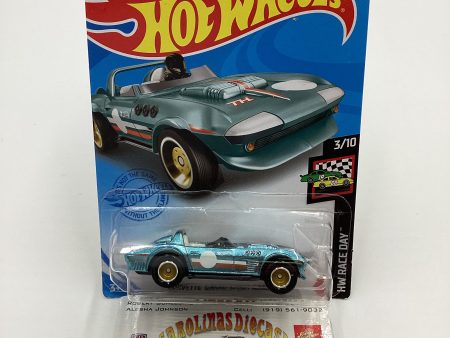 2021 Hot Wheels Super Treasure Hunt #37 Corvette Grand Sport Roadster with protector Online Hot Sale