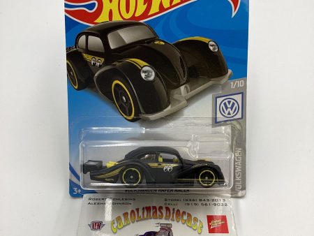 2019 Hot Wheels #46 Volkswagen Kafer Racer Matte Black 96H For Sale