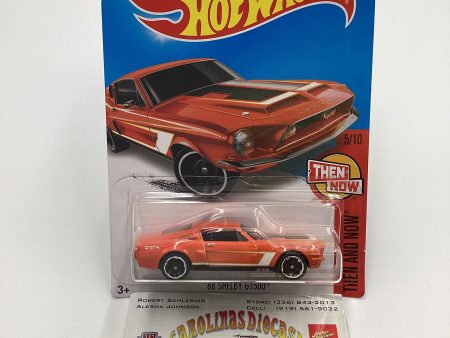 2016 Hot wheels #105 68 Shelby GT500 Orange 26D Online Sale