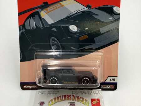 2018 Hot Wheels Premium Silhouettes #4 RWB Porsche 930 Matte Black *Exhaust Error* with protector For Cheap