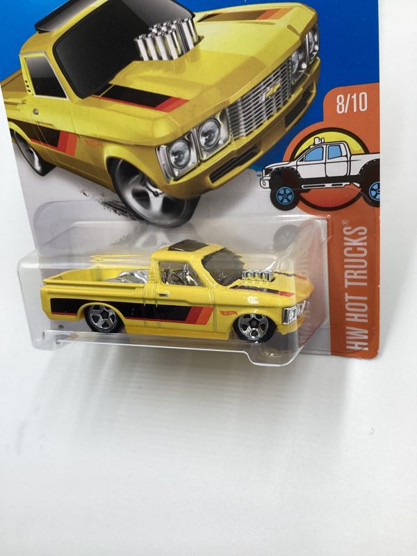 2016 Hot Wheels #148 Custom 72 Chevy Luv Yellow 15F Hot on Sale