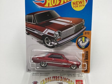 2016 Hot wheels #128 63 Chevy II Red 15i Online Sale