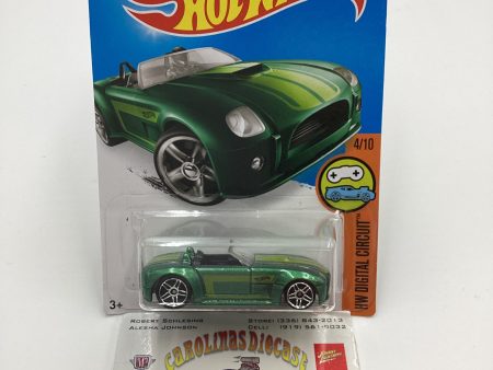 2016 Hot Wheels #24 Ford Shelby Cobra Concept Green 26E For Sale