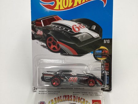 2016 Hot Wheels #63 76 Greenwood Corvette Black 16A For Discount