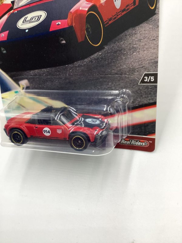 Hot wheels Race Day #3 Porsche 914-6 Red Online now