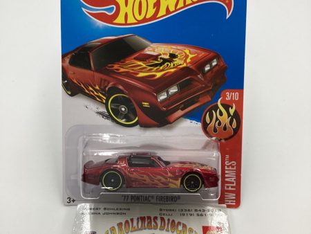 2016 Hot Wheels #93 77 Pontiac Firebird Red 41B Cheap