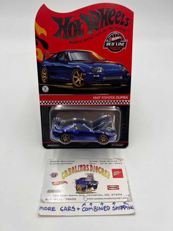 2024 Hot Wheels RLC 1997 Toyota Supra Blue W Protector For Discount