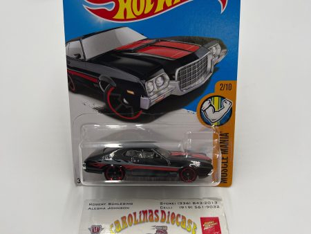 2016 Hot Wheels Muscle Mania #122 72 Ford Gran Torino Sport Black 33B on Sale