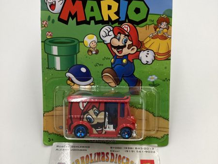 2016 Hot Wheels Super Mario #6 Bread Box Red Mario 157A on Sale