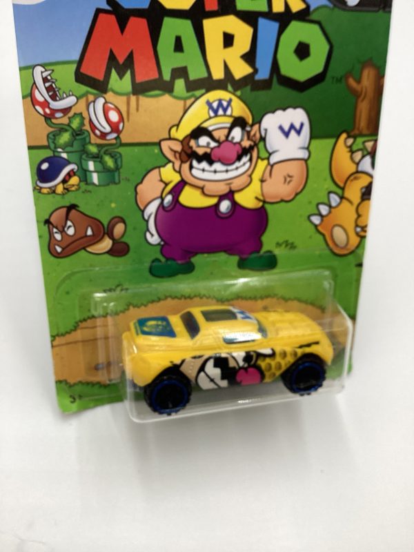 2016 Hot Wheels Super Mario #3 RD-08 Yellow Wario 157A Fashion