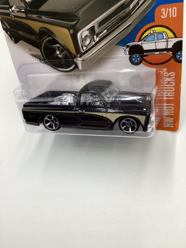 2016 Hot Wheels #143 67 Chevy C10 Black 13D Hot on Sale