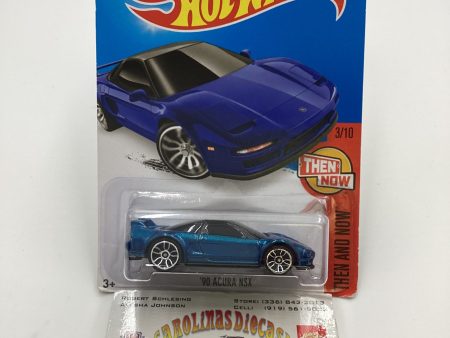 2016 Hot Wheels #103 90 Acura NSX Blue 105H Online