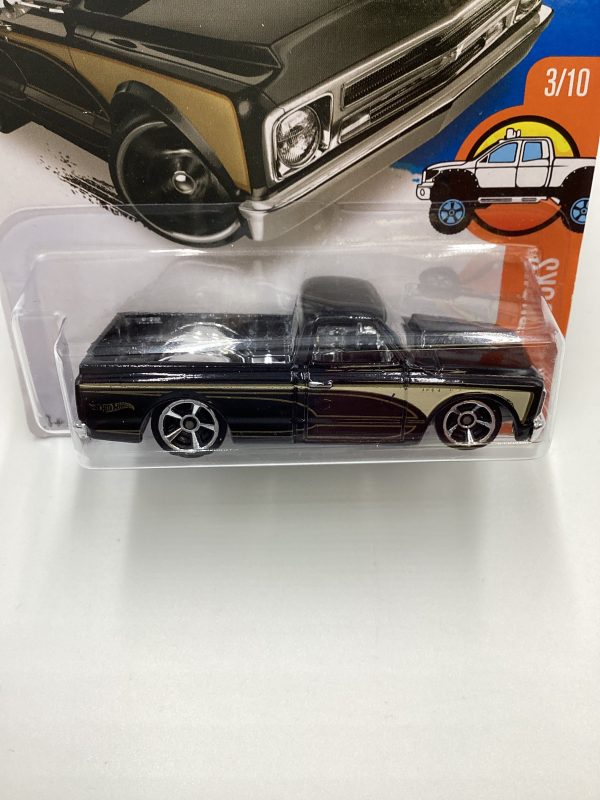 2016 Hot Wheels #143 67 Chevy C10 Black 13D Hot on Sale