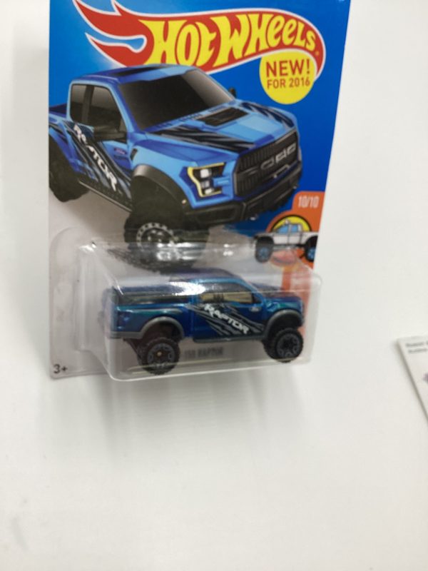 2016 Hot Wheels #150 17 Ford F-150 Raptor Blue 31A Fashion