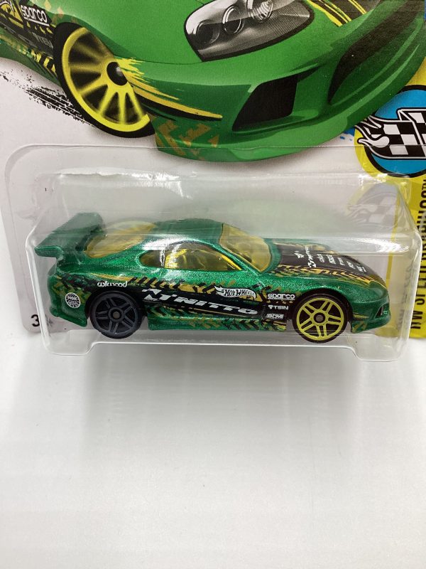 2016 Hot Wheels #177 Toyota Supra Green Nitto 93A Online Sale