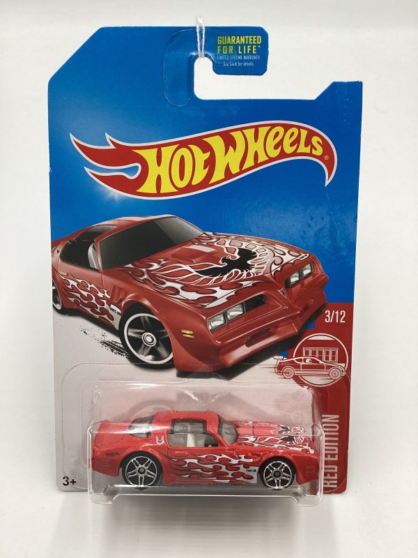 2017 Hot Wheels Target Red Edition #3 77 Pontiac Firebird Red Online now