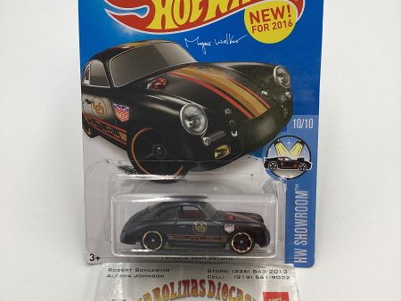 2016 Hot Wheels #120 Porsche 365A Outlaw Black 99B For Cheap