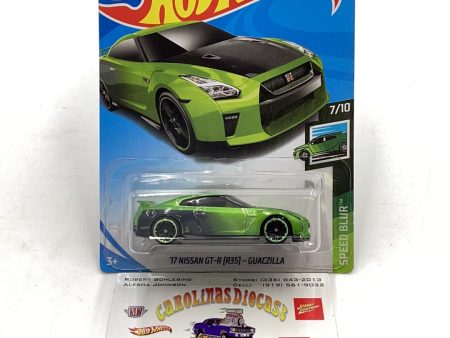 2019 Hot wheels #61 17 Nissan GT-R R35 Guaczilla 82C For Discount