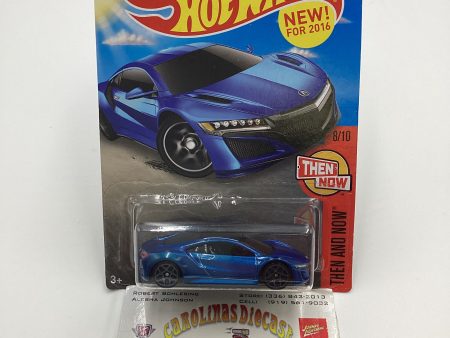 2016 Hot Wheels  #108 17 Acura NSX Blue Target Spring Card 238E Supply