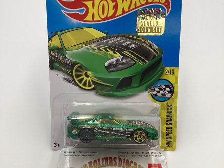 2016 Hot Wheels VHTF #177 Toyota Supra Green Nitto Factory Sealed with protector Online